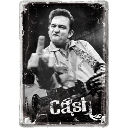 Metalow mini szyld Johnny Cash - Finger